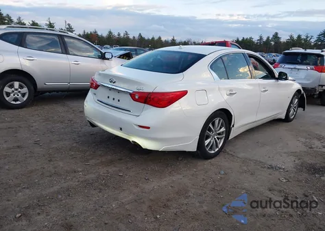 2014 Infiniti Q50 Premium from USA, damaged, VIN JN1BV7AR0EM701222